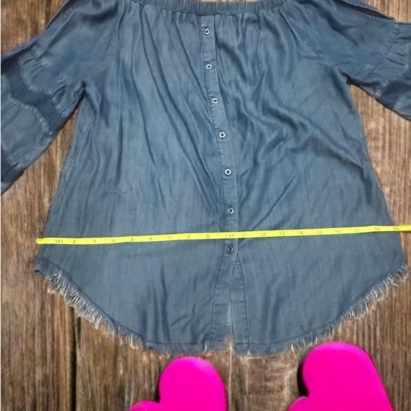 Chelsea & Theodore Blue Denim Pants - Picture 4 of 13